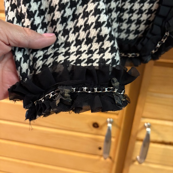 WHITE HOUSE BLACK MARKET Houndstooth Jacket, NWT, Size 10 - Picture 3 of 8